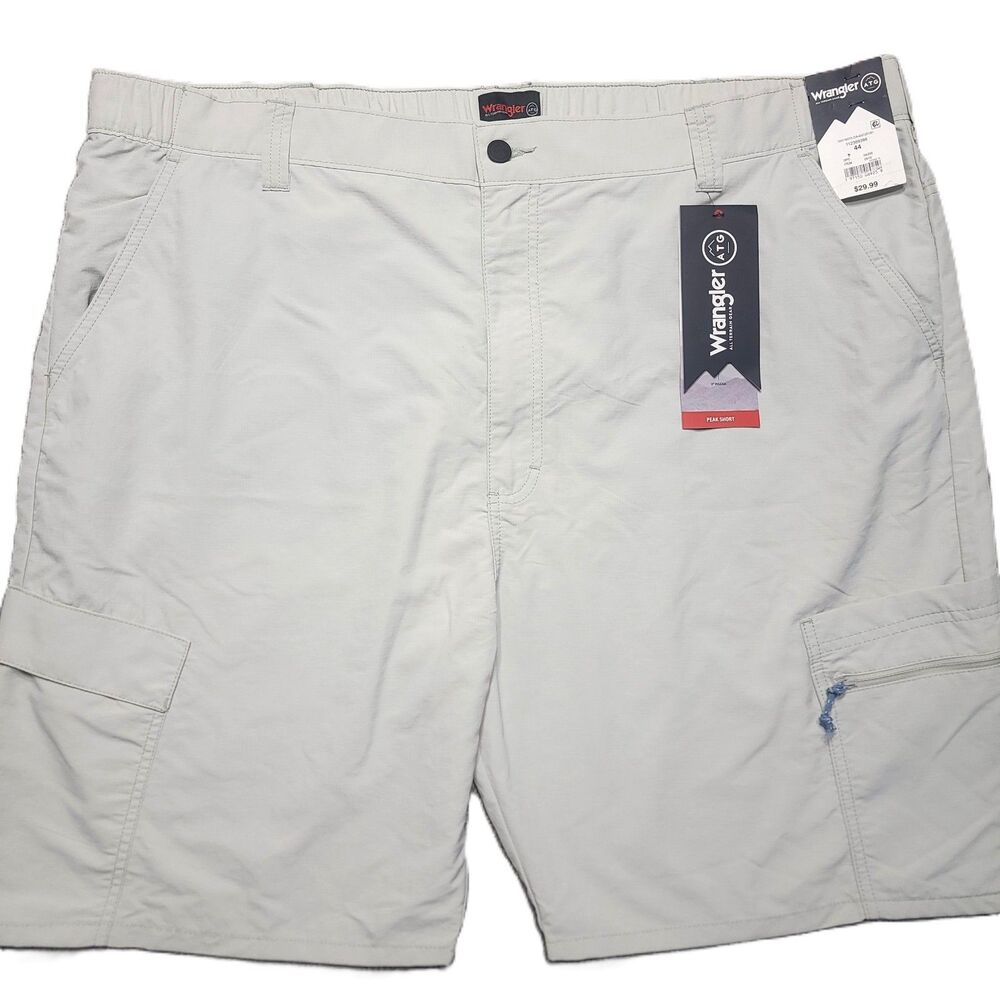 Wrangler ATG All Terrain Gear Men's 44 Peak Short Cargo Moisture Wicking UPF 50